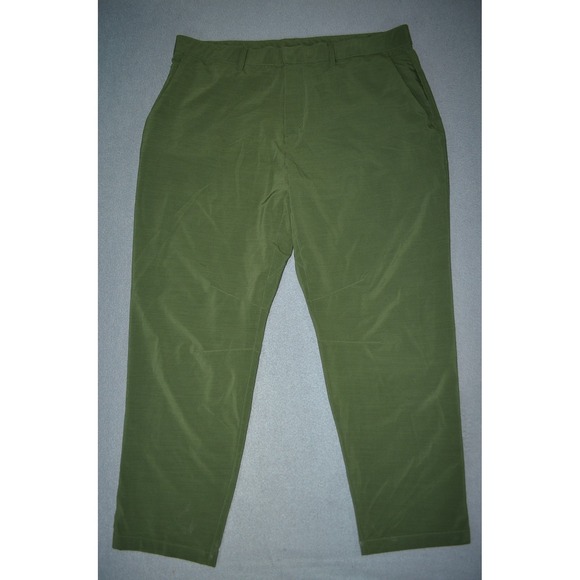 Fabletics Other - Fabletics Mens The Only Pants Olive Green Stretch Athletic Chino XL x 27"